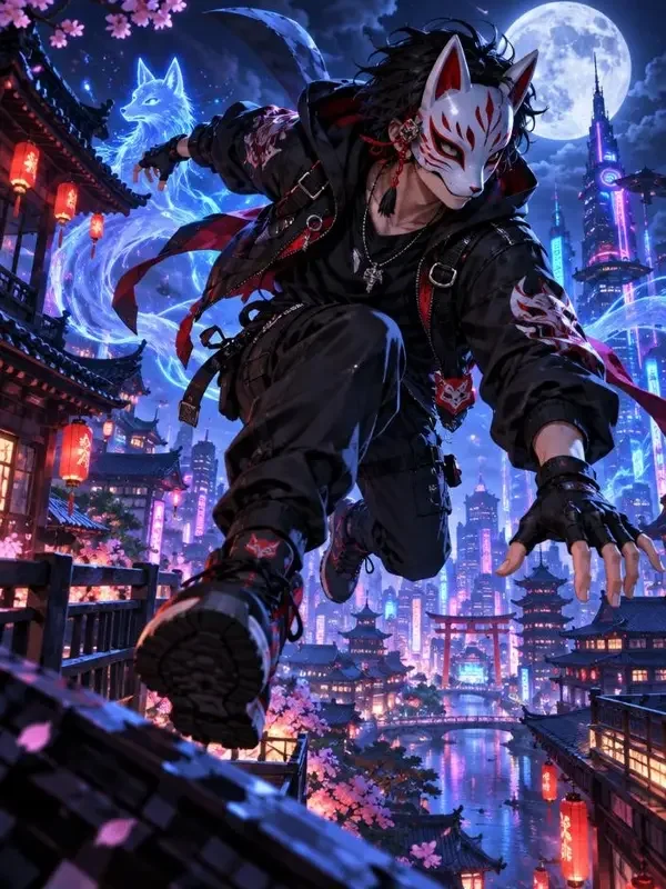 狐面少年的夜巡封面